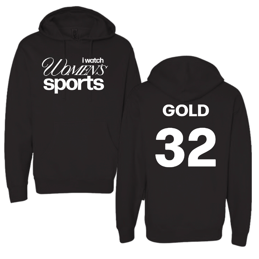 Metropolitan State University of Denver Soccer Black WHM Hoodie - #32 Brooklyn Gold