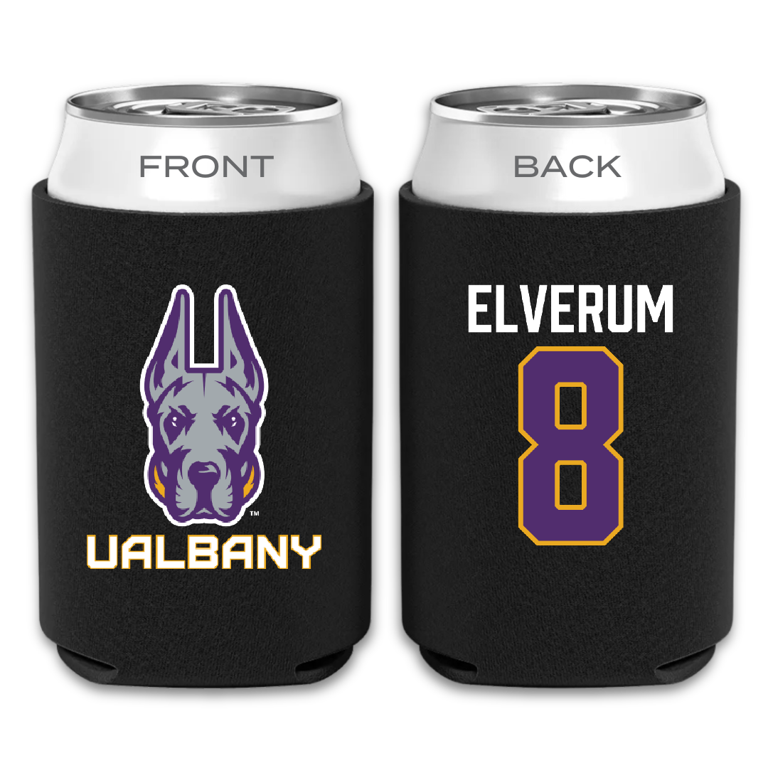 University at Albany Soccer Black Can Cooler - #8 Selma Elverum