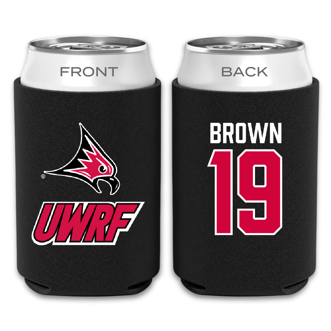University of Wisconsin-River Falls Football Black Can Cooler - #19 Dylan Brown
