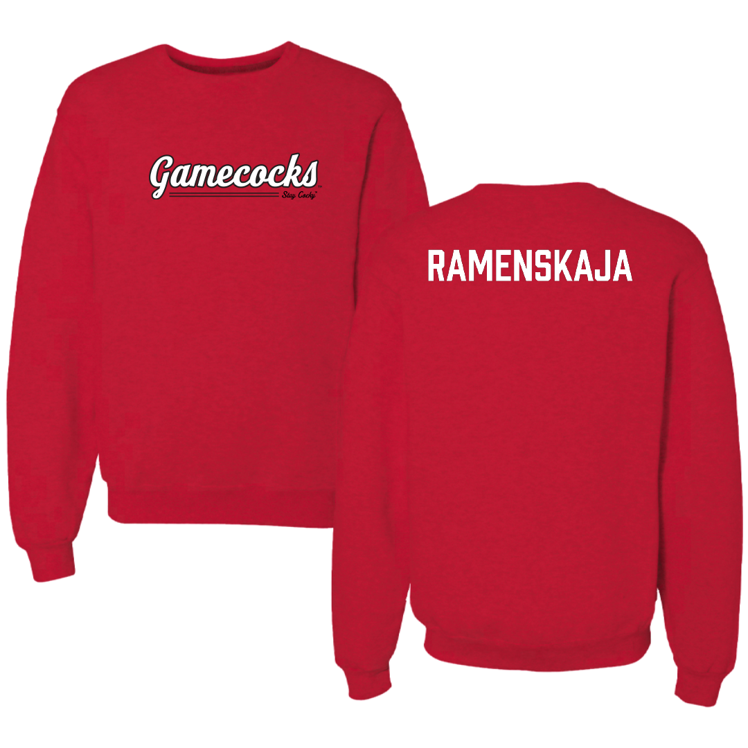 Jacksonville State University Tennis Red General Crewneck - Polina Ramenskaja