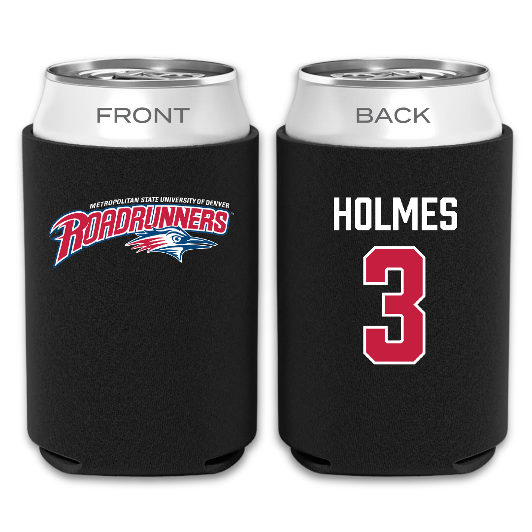 Metropolitan State University of Denver Basketball Black Can Cooler - #3 Caden Holmes