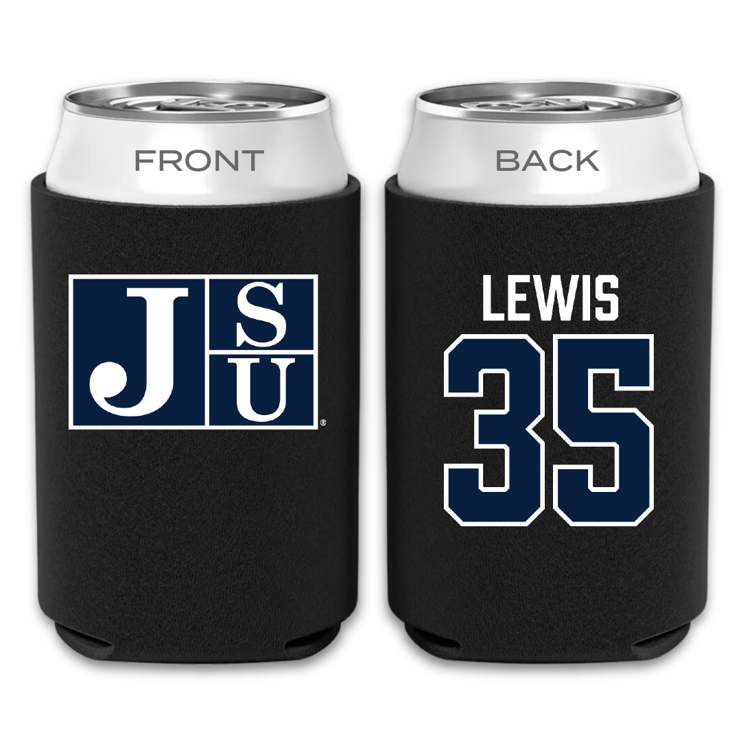 Jackson State University Baseball Black Can Cooler - #35 CJ Lewis
