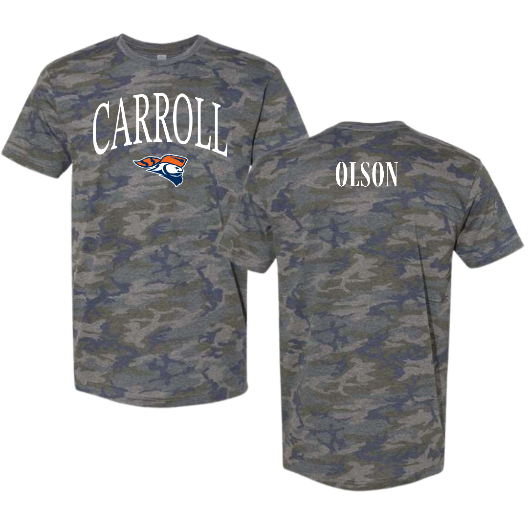 Carroll University TF and XC Vintage Camo Tee - Bailey Olson