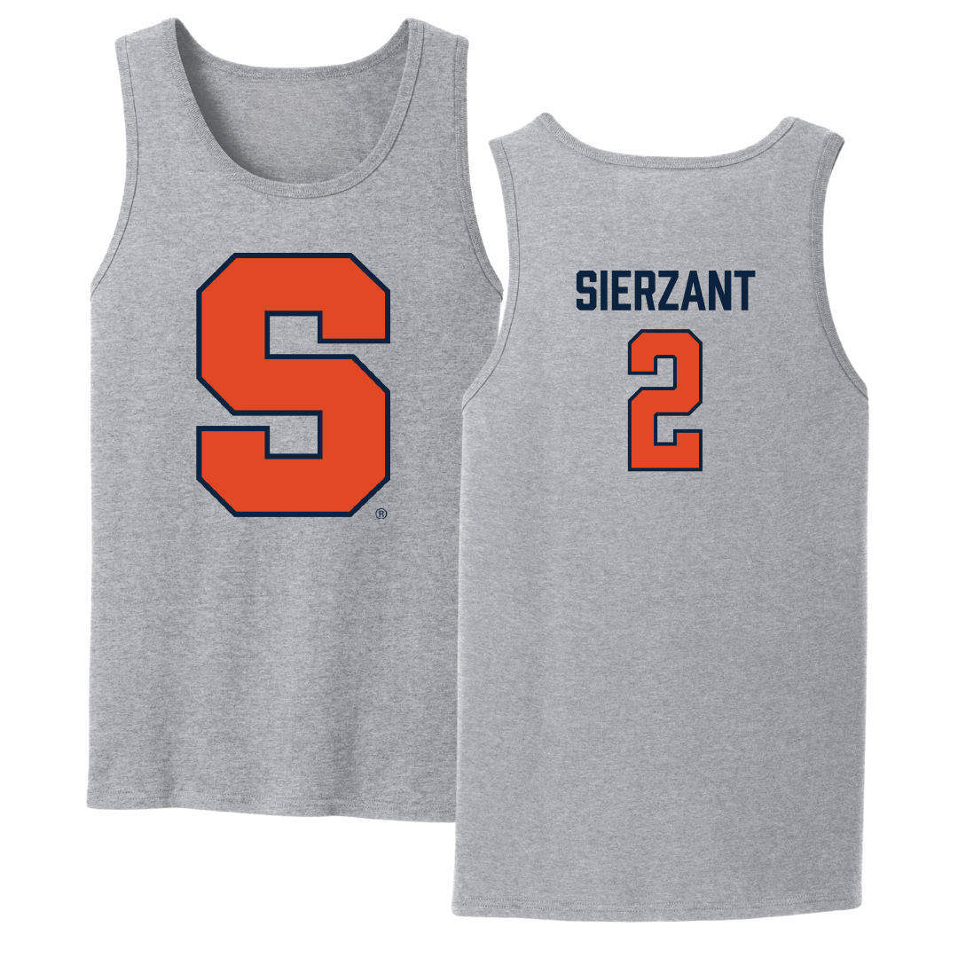 Syracuse University Volleyball Sport Gray Tank Top - #2 Veronica Sierzant