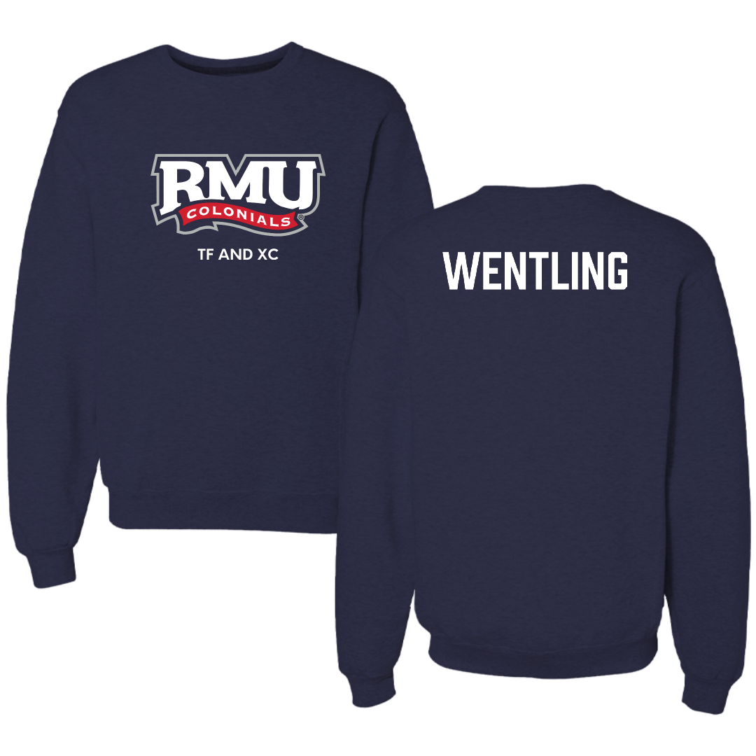 Robert Morris University TF and XC Navy RMU Crewneck - Nathan Wentling