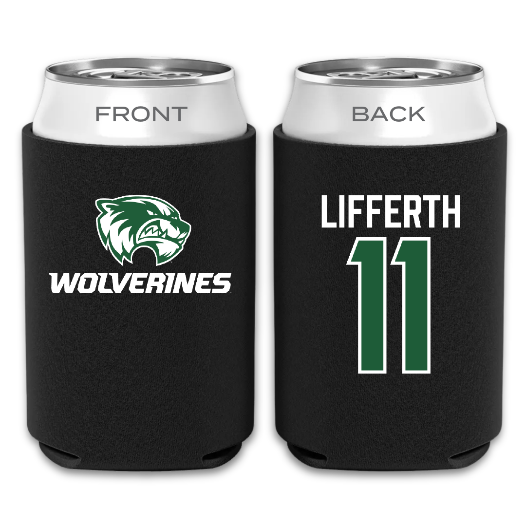 Utah Valley University Soccer Black Can Cooler - #11 Zach Lifferth