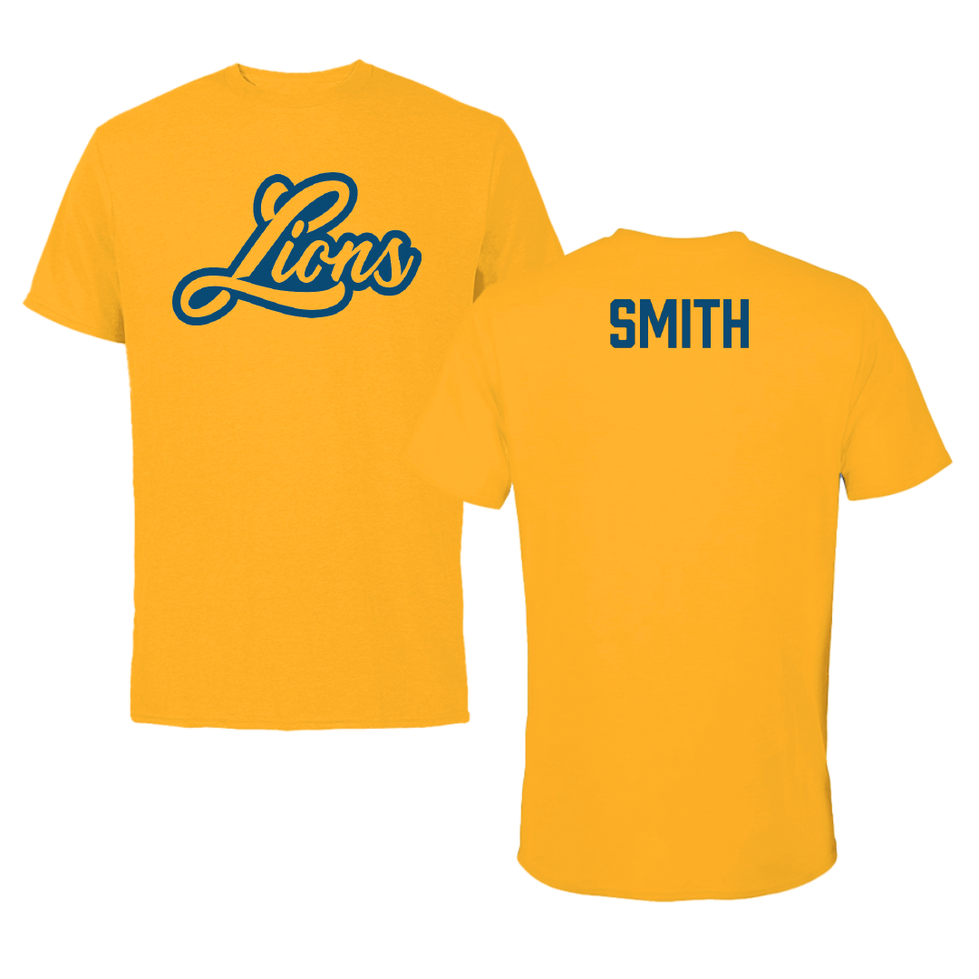 The College of New Jersey TF and XC Gold Tee - Tyler Smith