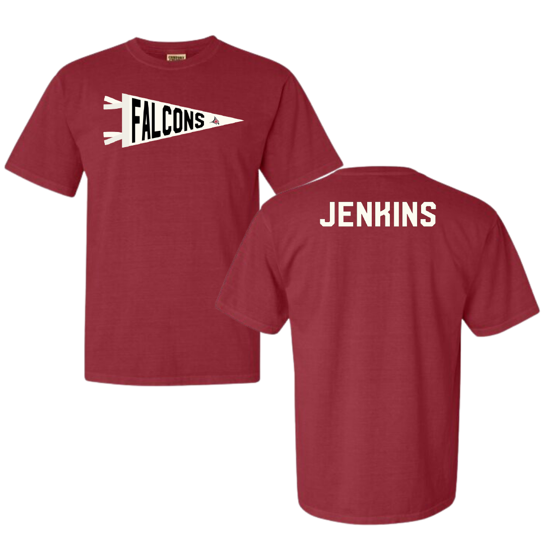 University of Wisconsin-River Falls TF and XC Crimson Pennant Comfort Colors Tee - Kate Jenkins