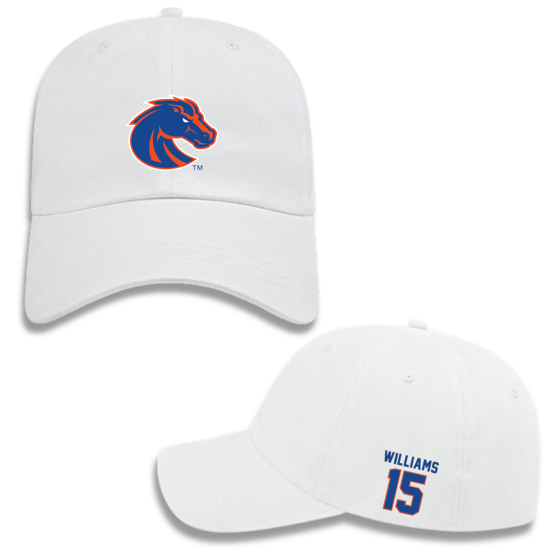 Boise State University Football White Hat - #15 Malakai Williams
