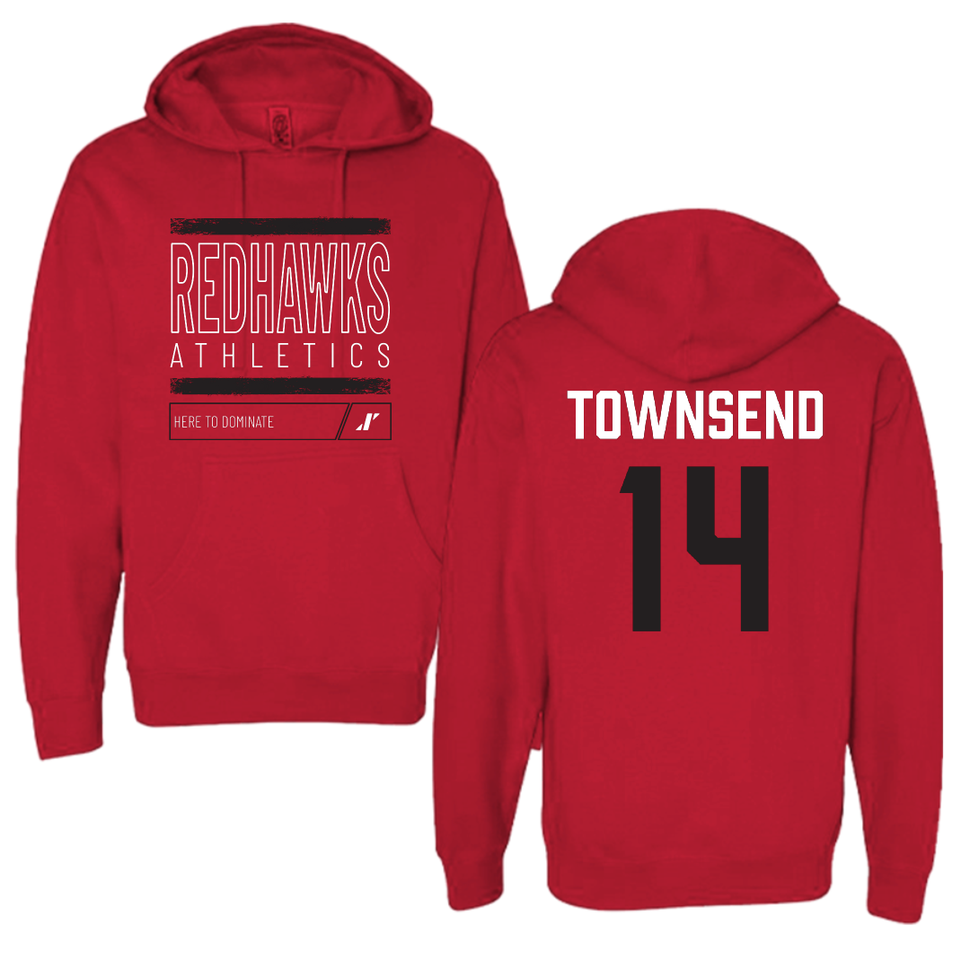 Southeast Missouri State University Football Red Dominate Hoodie - #14 Amare Townsend