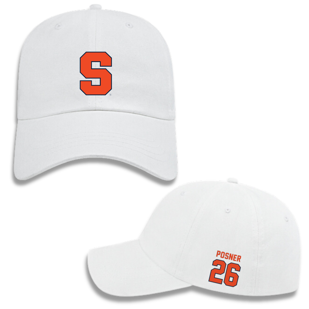 Syracuse University Softball White Hat - #26 Taylor Posner