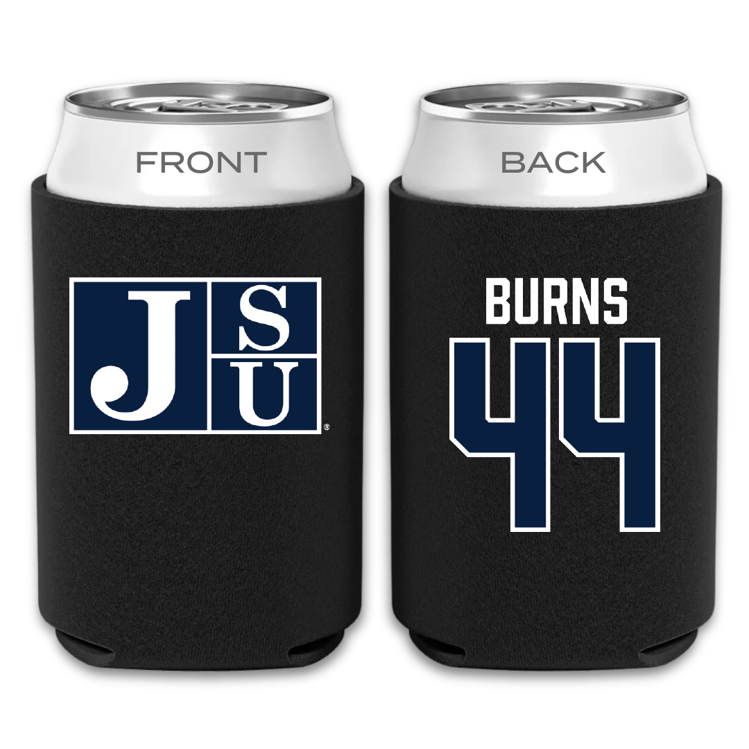 Jackson State University Football Black Can Cooler - #44 Hunter Burns