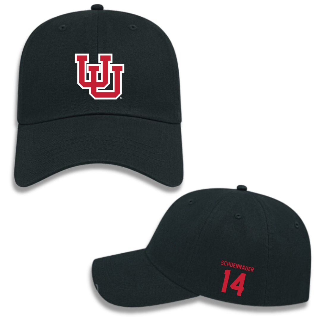 University of Utah Soccer (W) Black Hat - #14 Kennedy Schoennauer
