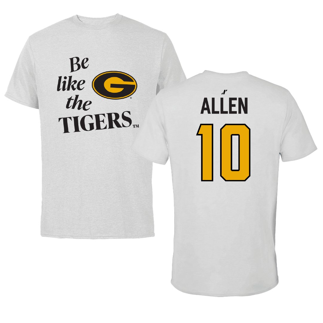 Grambling State University Baseball Light Gray Be Like Us Tee - #10 Payton Allen