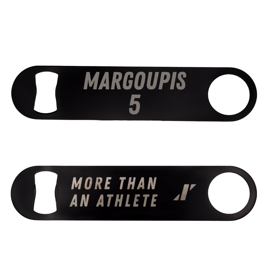 University at Albany Basketball Black Bottle Opener - #5 Jack Margoupis