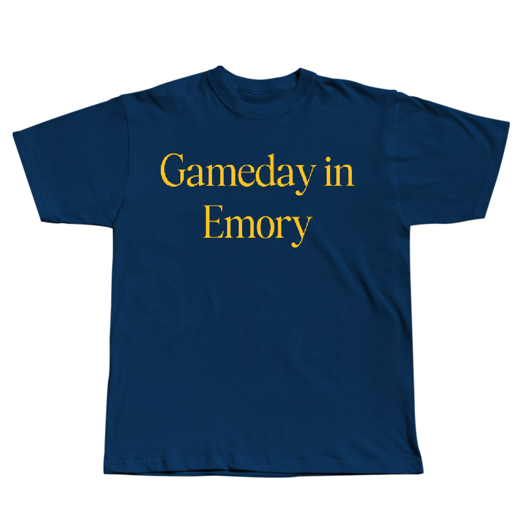 Emory & Henry College Basketball (W) Navy Gameday Tee - #1 Lyndie Ramsey