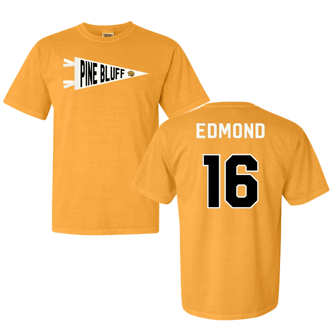 University of Arkansas-Pine Bluff Volleyball Gold Pennant Comfort Colors Tee - #16 Ariyonna Edmond