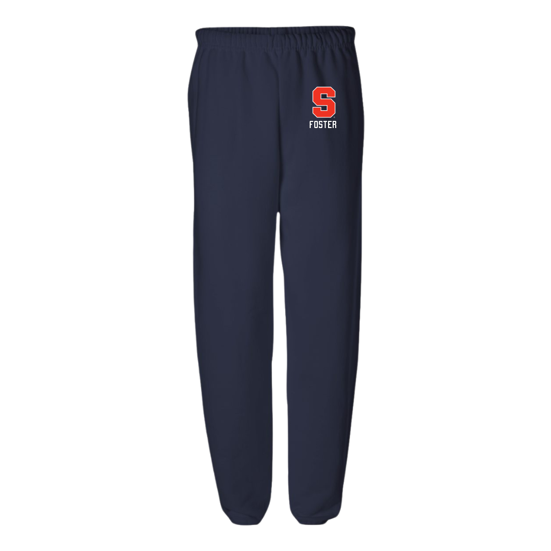 Syracuse University Softball Navy Sweatpants - #21 Makenzie Foster