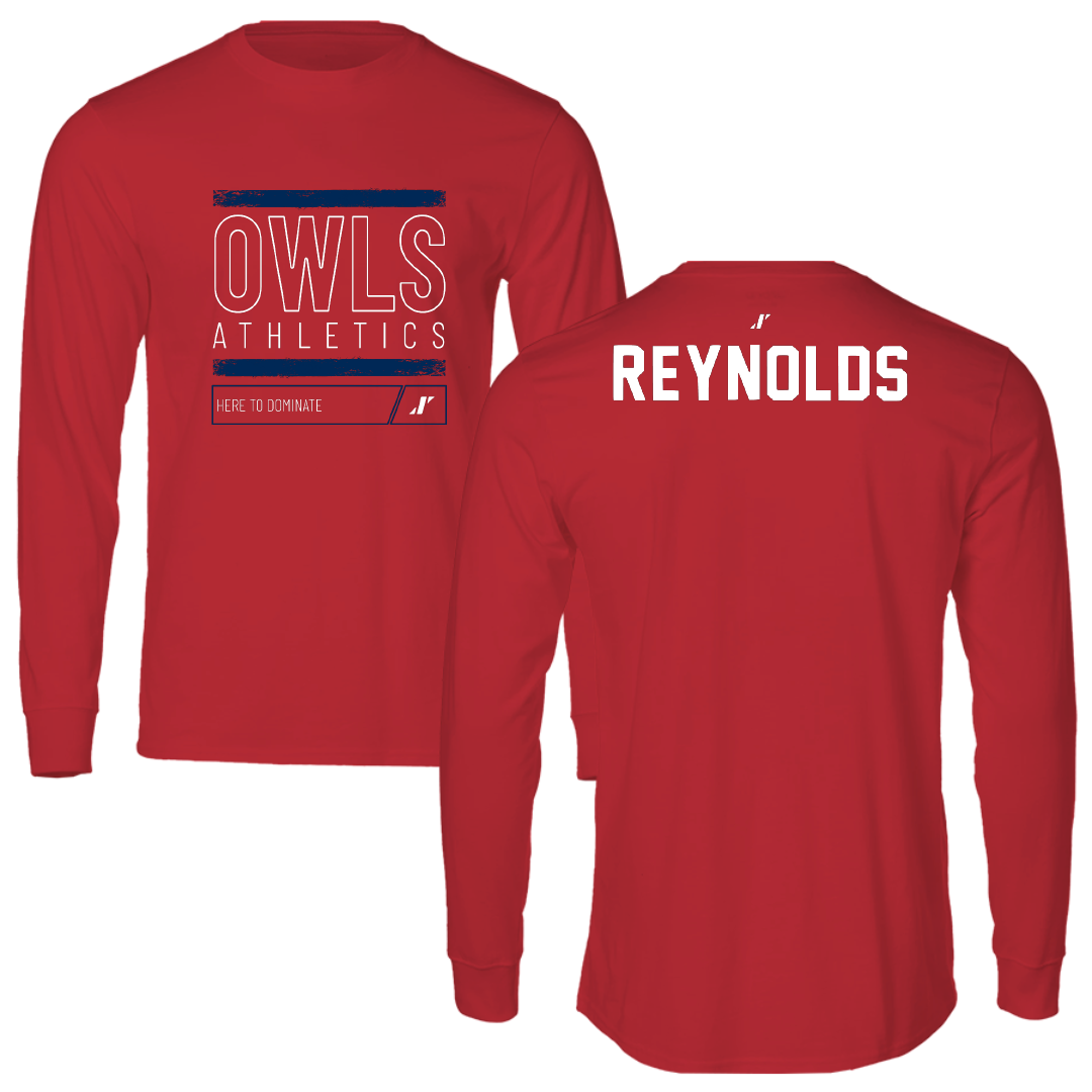 Florida Atlantic University Cheer Red Dominate Performance Long Sleeve - Natalie Reynolds