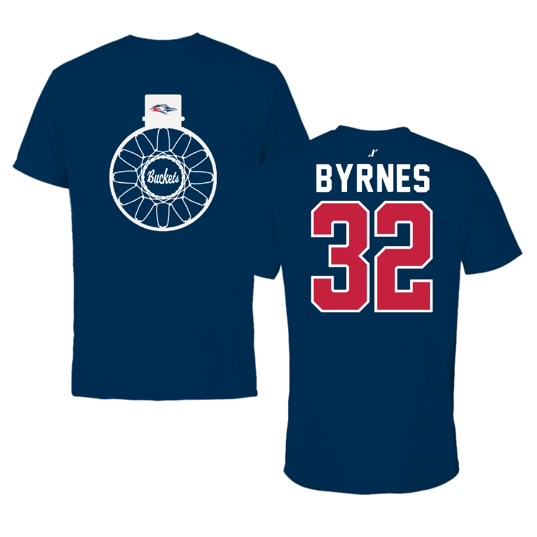 Metropolitan State University of Denver Basketball Navy Buckets Performance Tee - #32 Amanda Byrnes