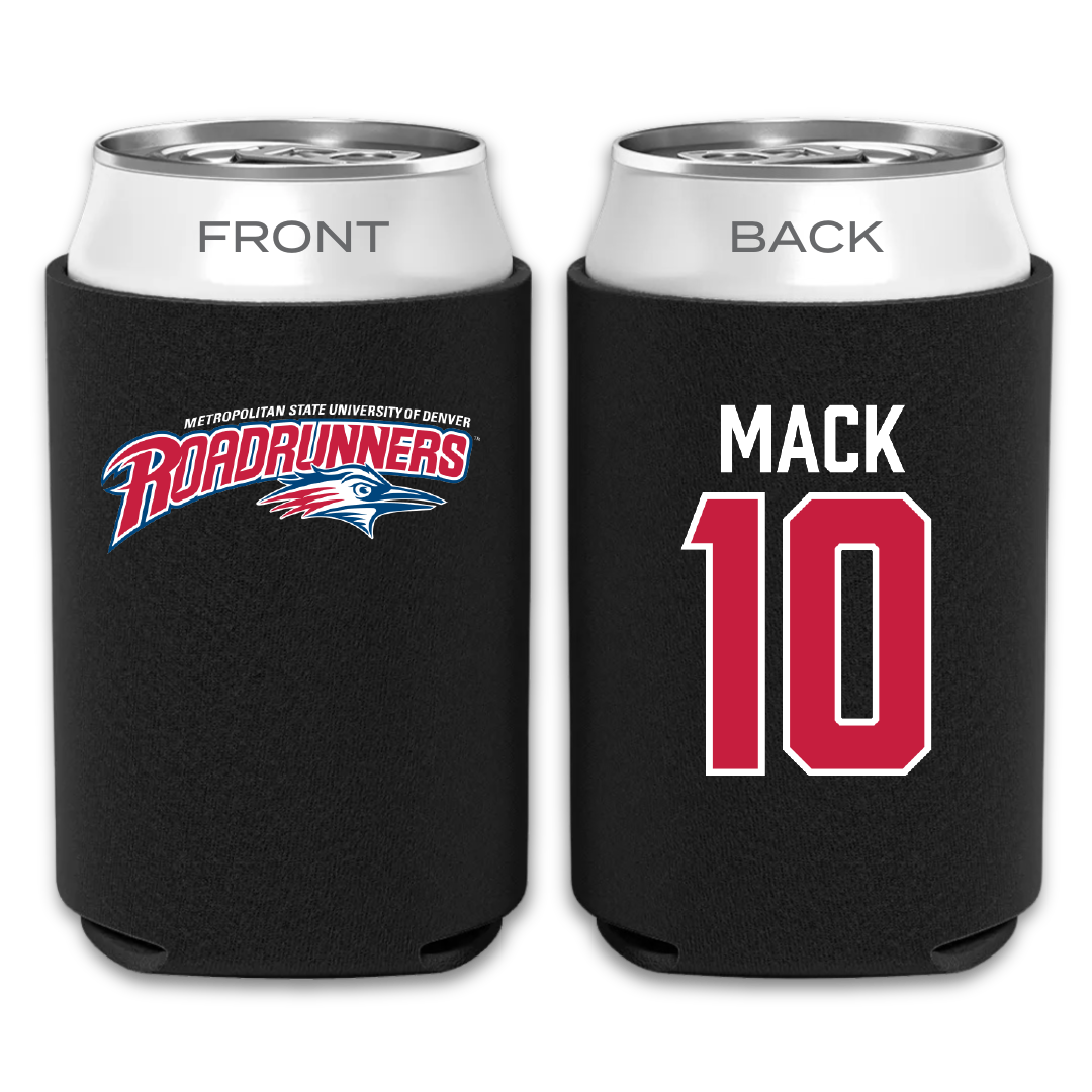 Metropolitan State University of Denver Soccer Black Can Cooler - #10 Madrid Mack