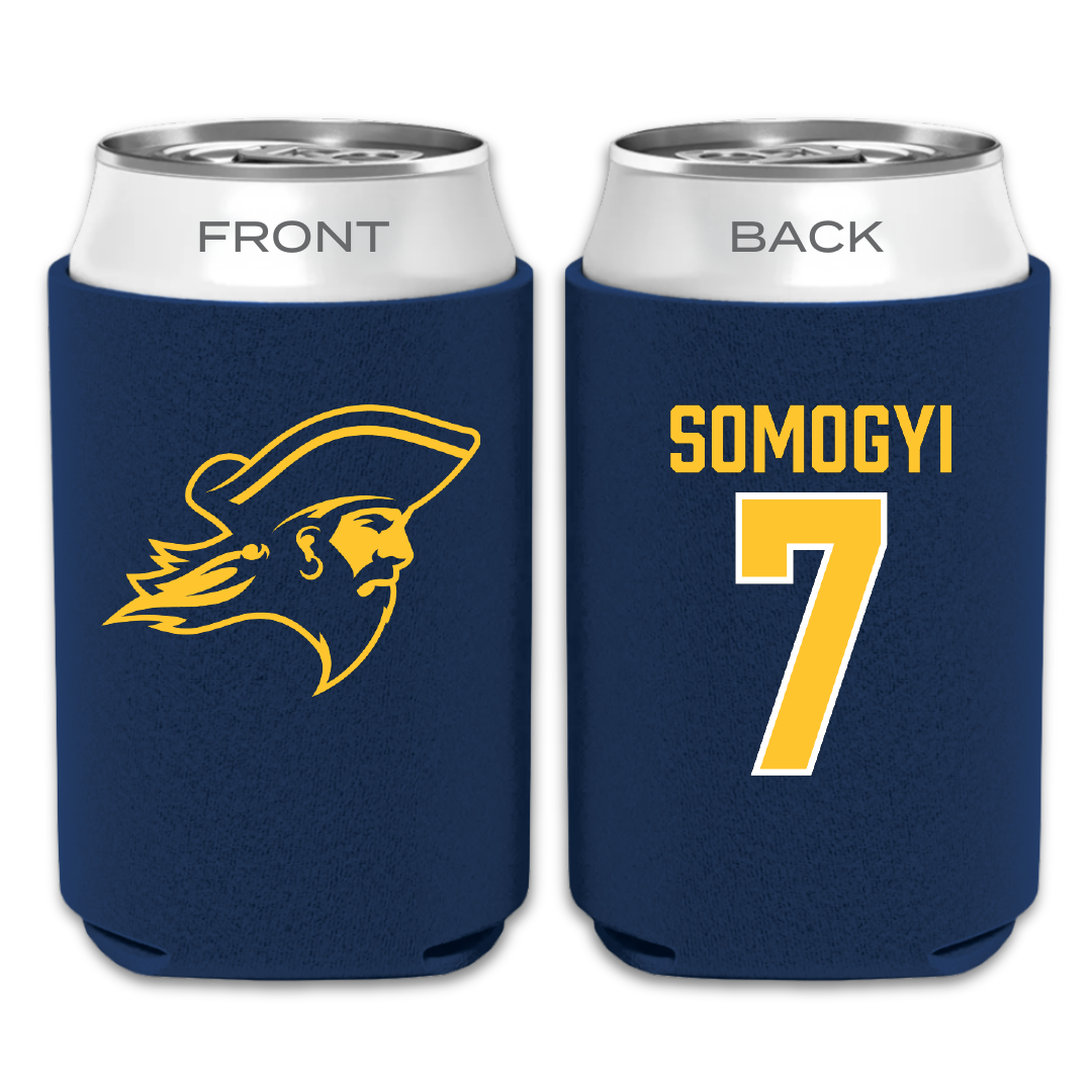 East Tennessee State University Soccer Navy Can Cooler - #7 Sydney Somogyi