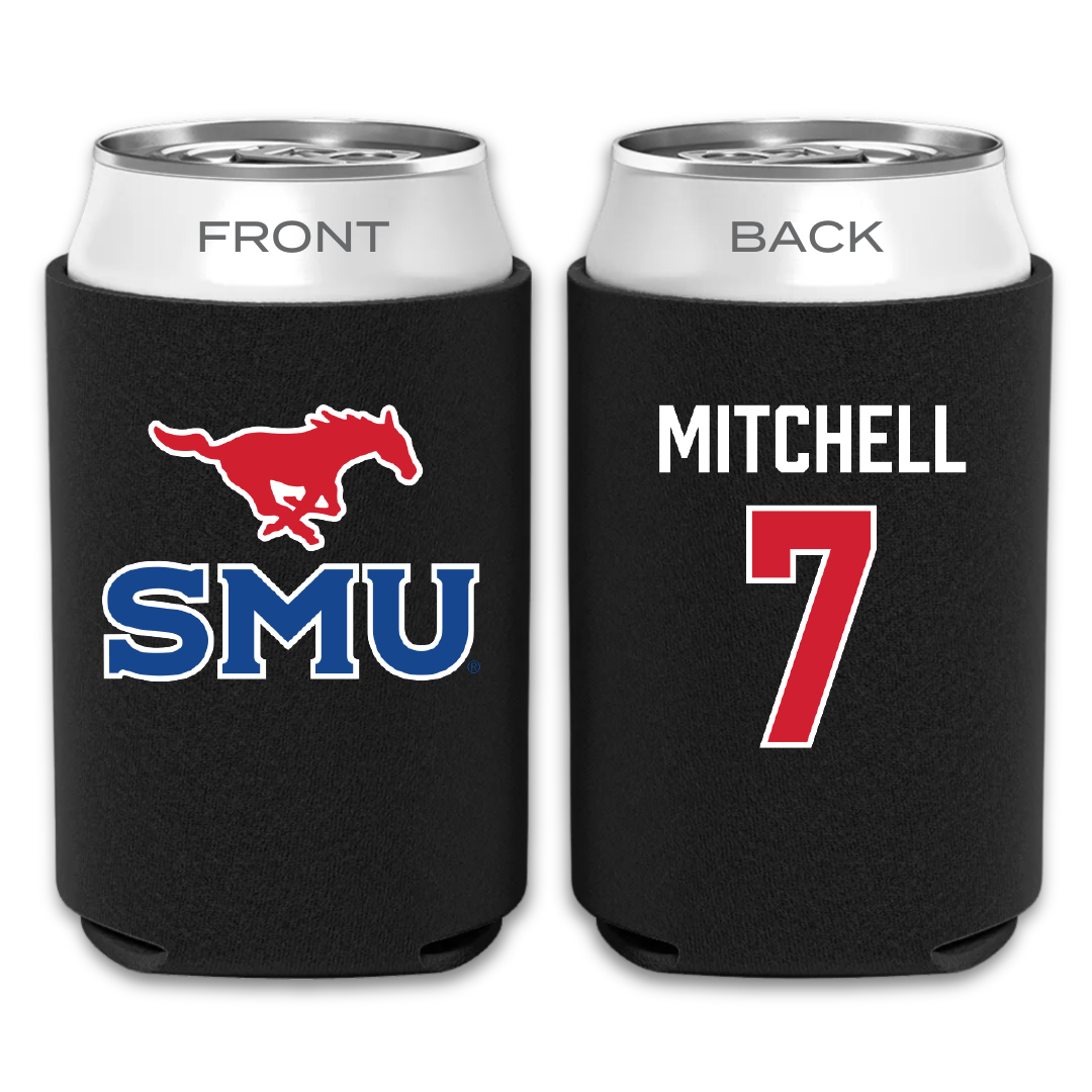 Southern Methodist University Soccer Black Can Cooler - #7 Jaylinn Mitchell