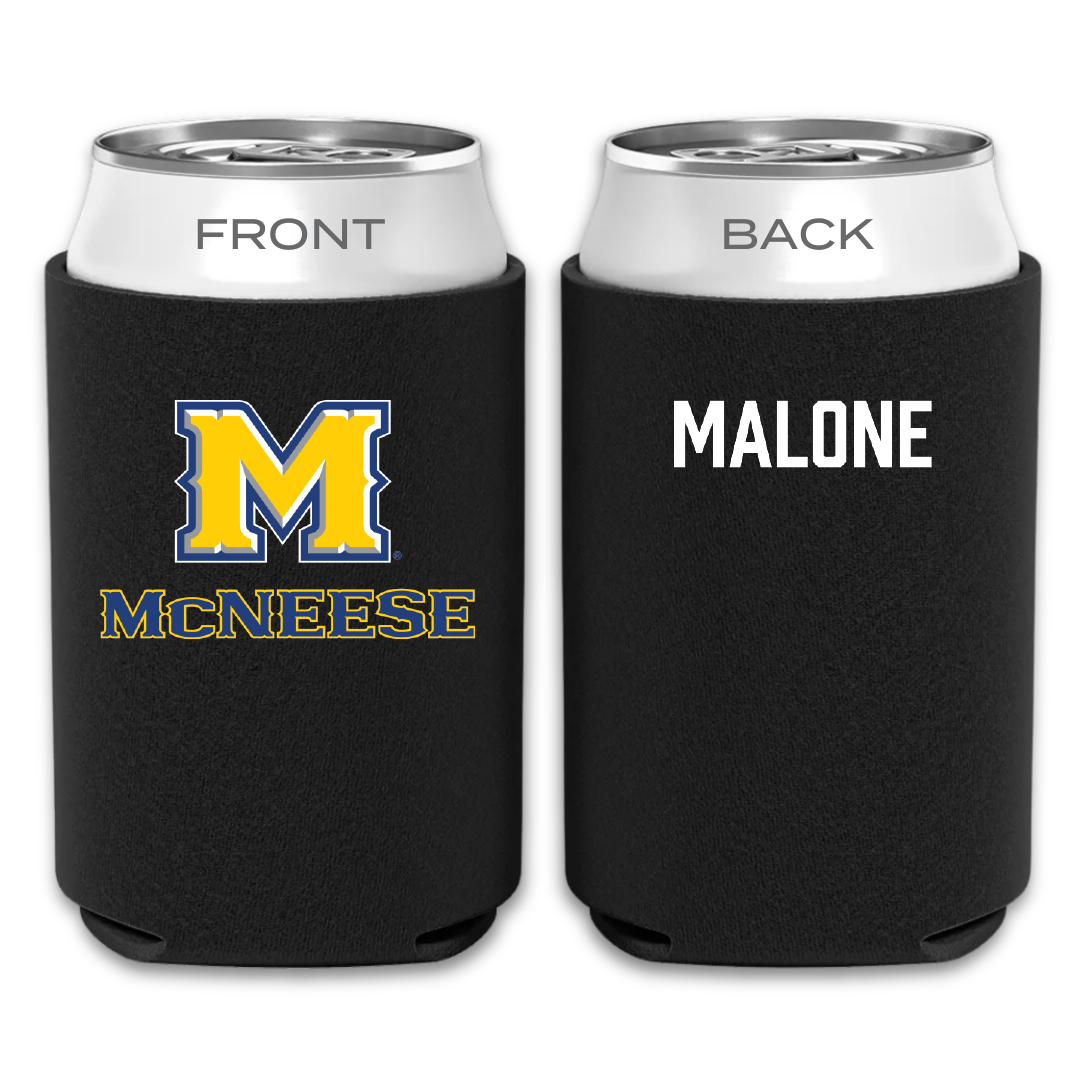 McNeese State University Beach Volleyball Black Can Cooler - McKenna Malone