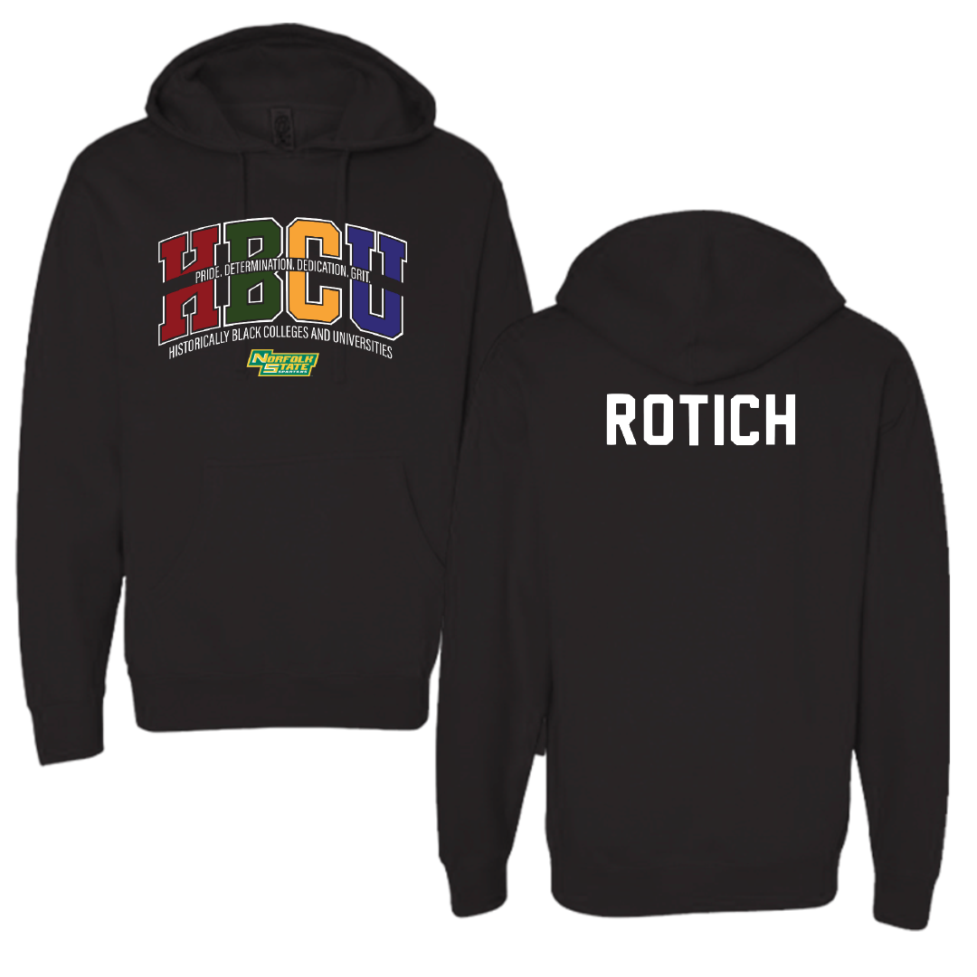 Norfolk State University TF and XC Black HBCU Hoodie - Brian Rotich
