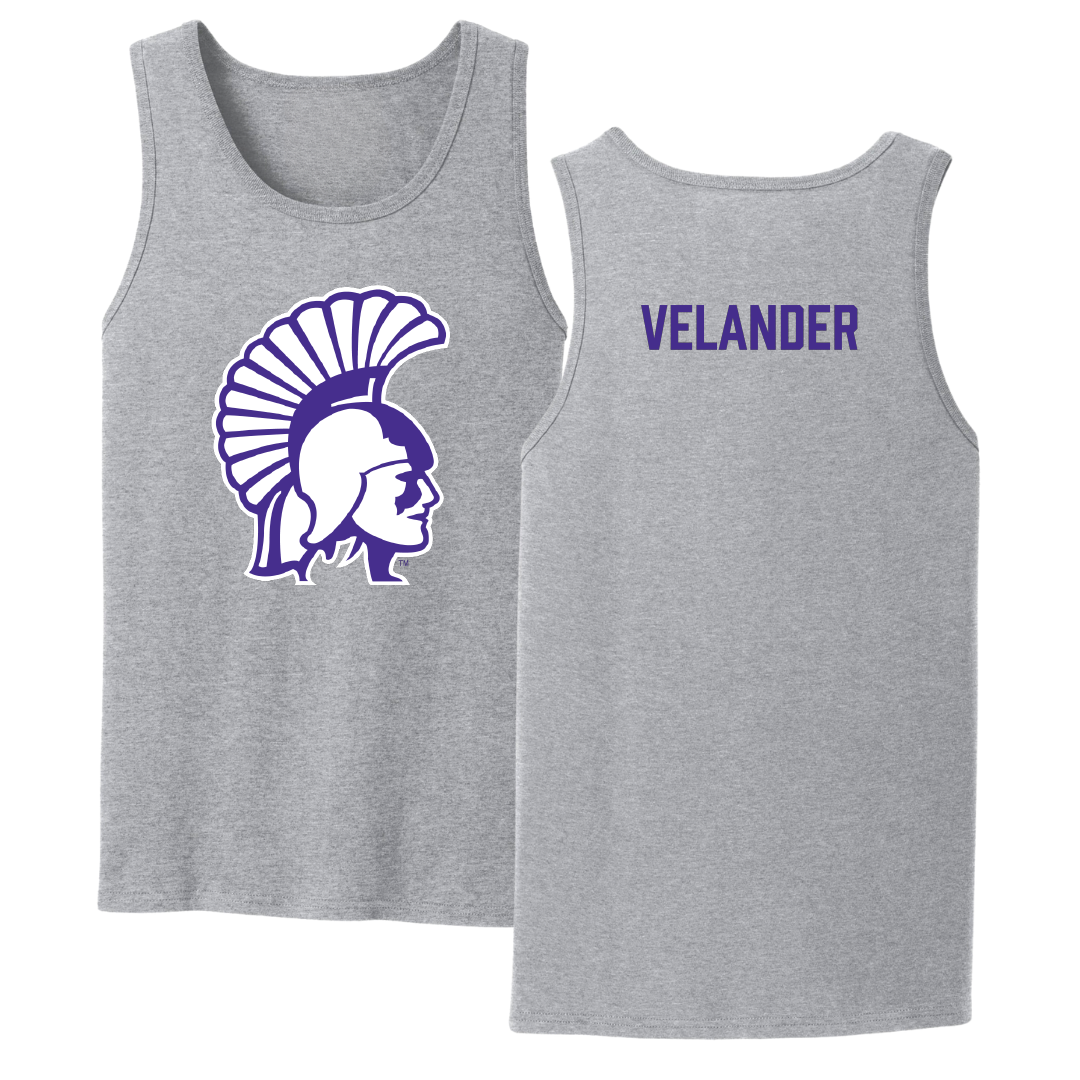 Winona State University Tennis Sport Gray Tank Top - Kate Velander