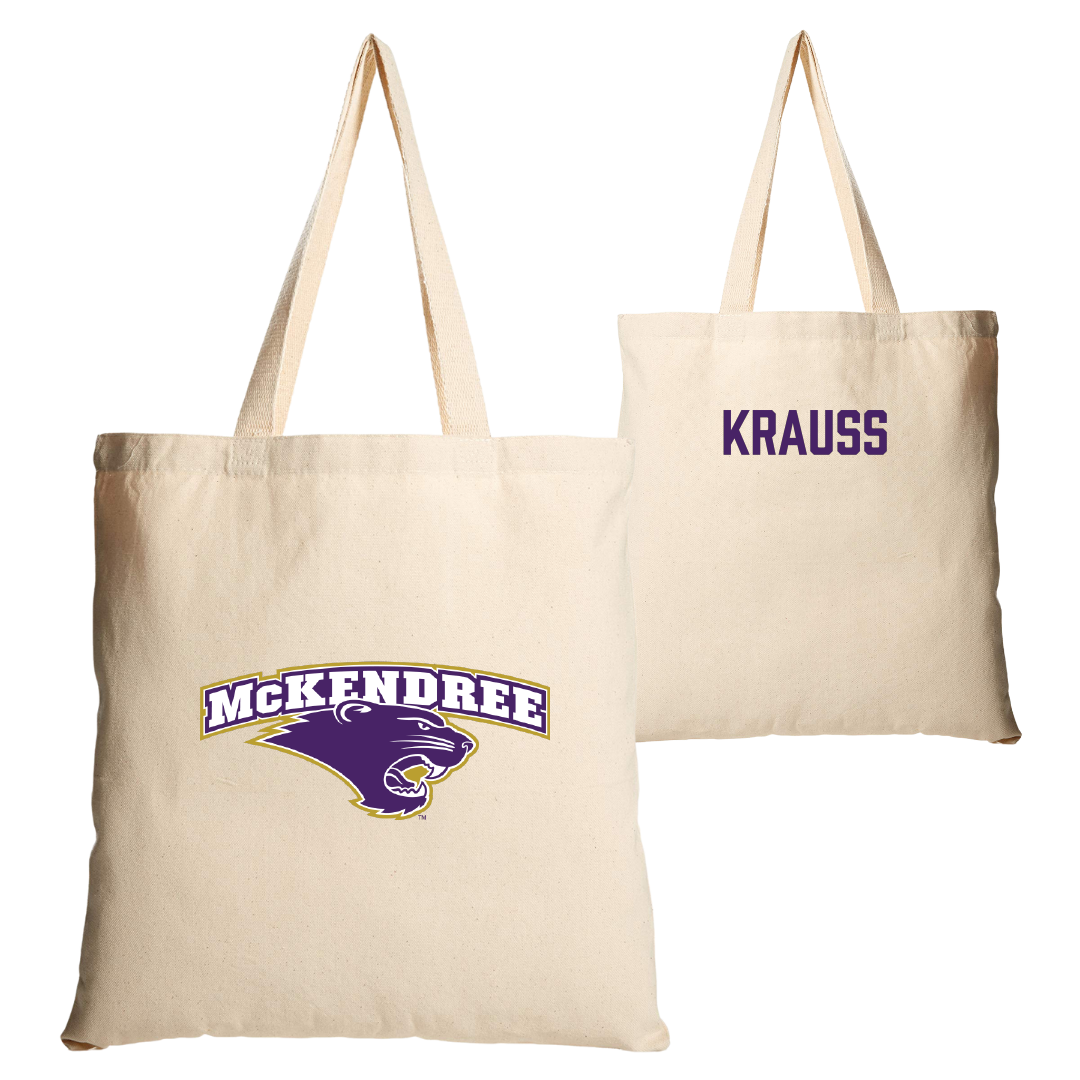 McKendree University Wrestling Tan Canvas Tote Bag - Lydia Krauss