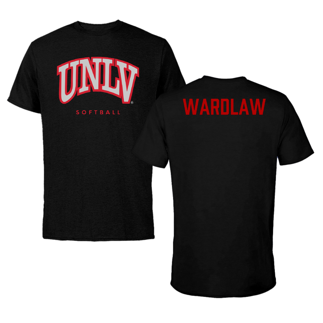 University of Nevada-Las Vegas Softball Black Tee - Emma Wardlaw