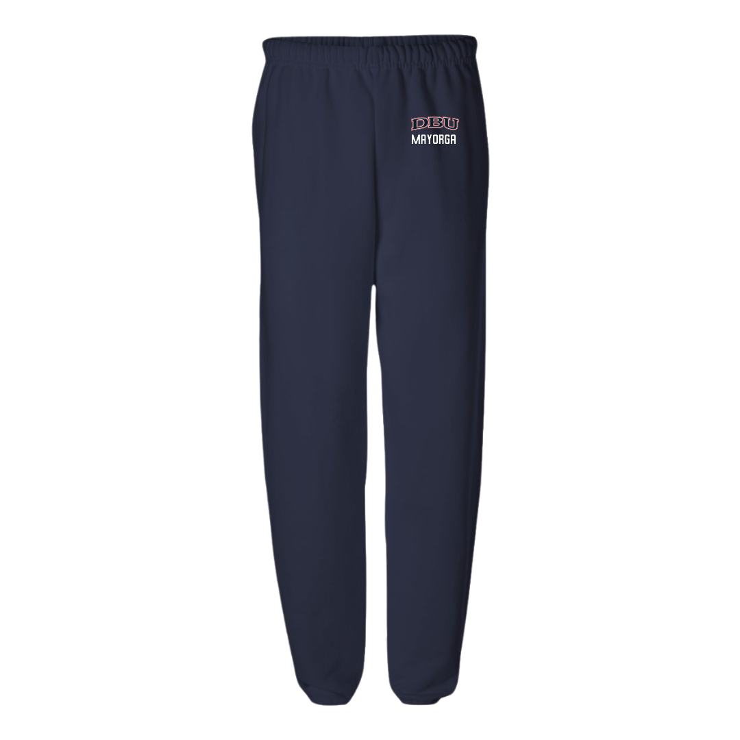 Dallas Baptist University Tennis (M) Navy Sweatpants - Edgar Mayorga