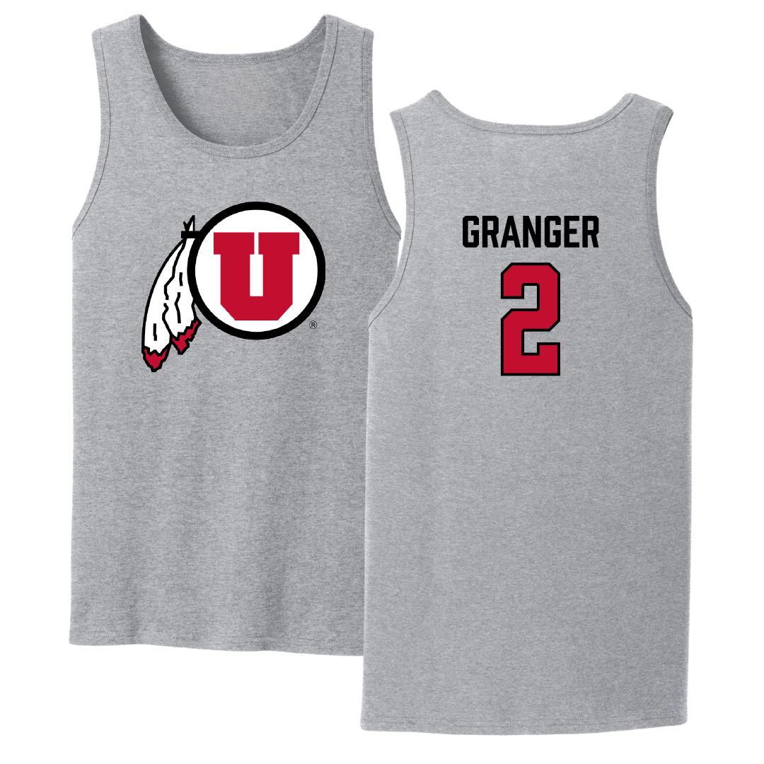 University of Utah Soccer Sport Gray Tank Top - #2 Maryn Granger