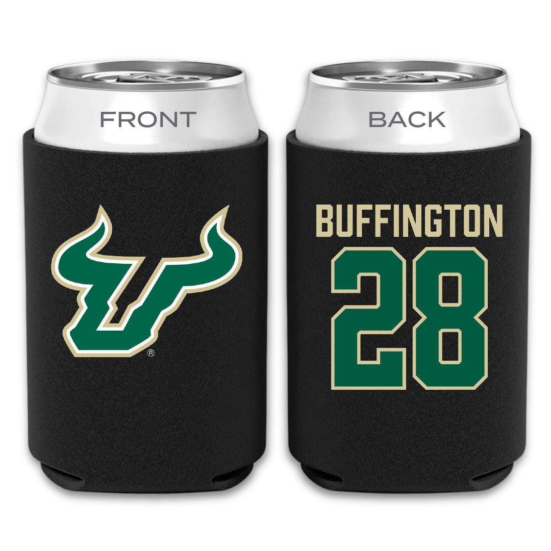 University of South Florida Baseball Black Can Cooler - #28 Matthew Buffington