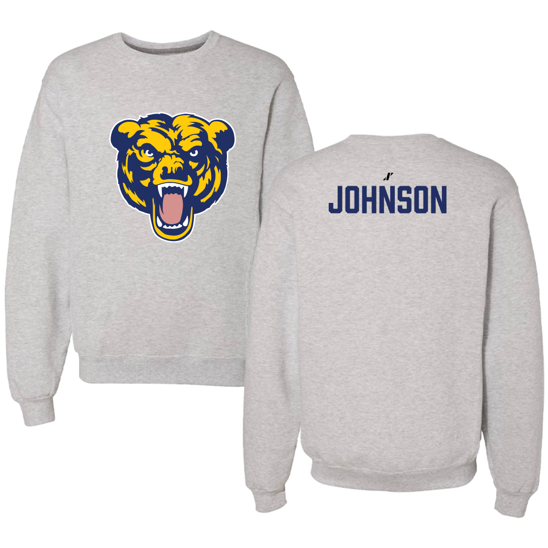 Carolina University Baseball Light Gray Crewneck - Patrick Johnson