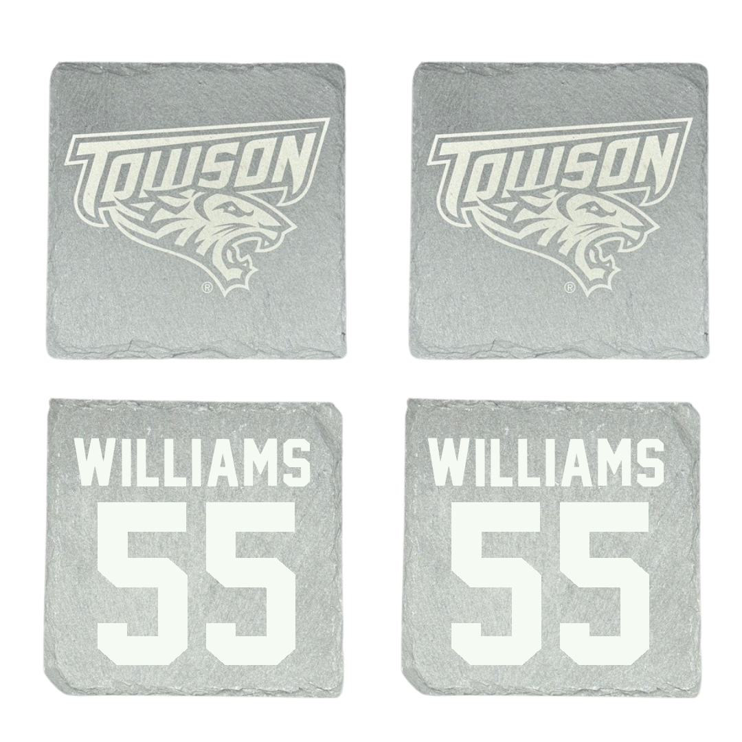 Towson University Football Stone Coaster (4 Pack)  - #55 Mike Williams