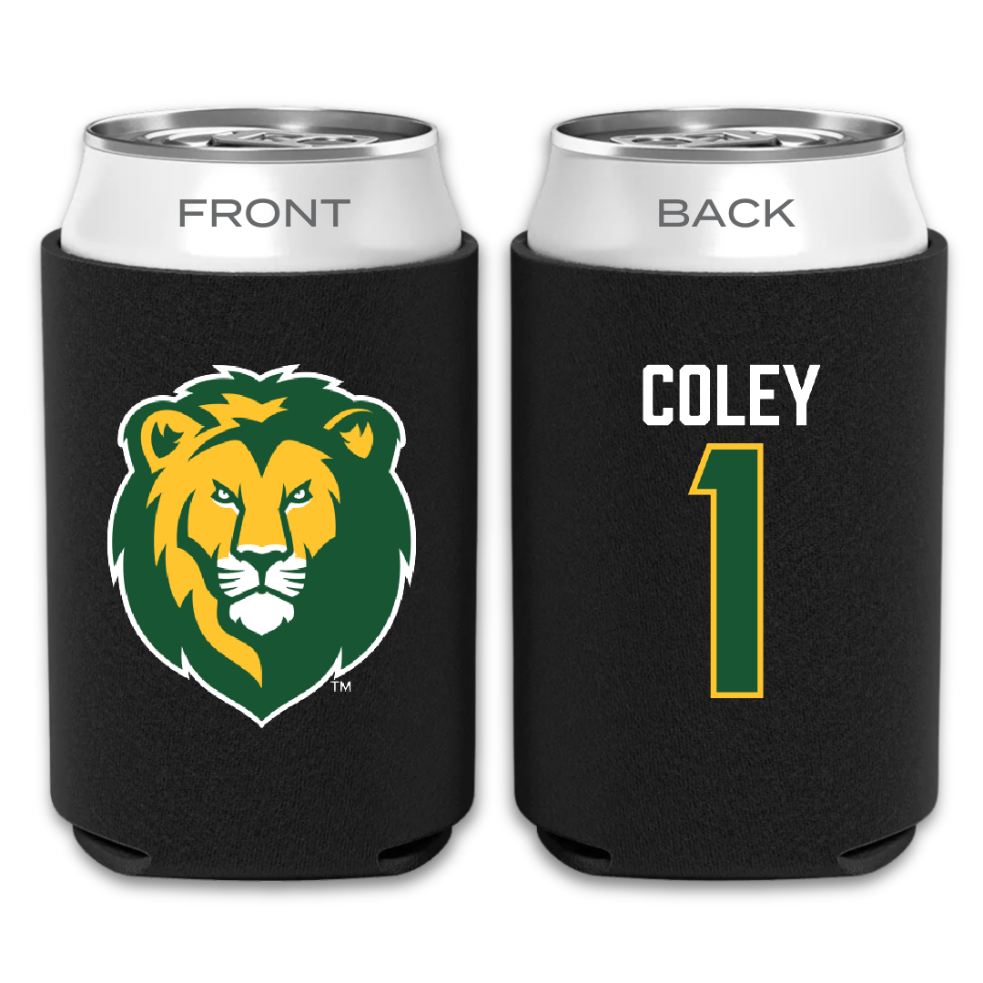 Southeastern Louisiana University Baseball Black Can Cooler - #1 Parker Coley