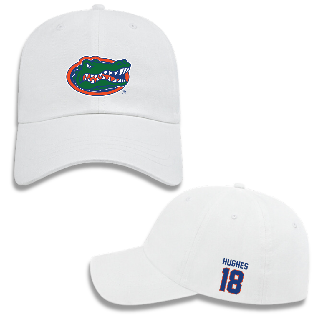 University of Florida Lacrosse (W) White Hat - #18 Samantha Hughes