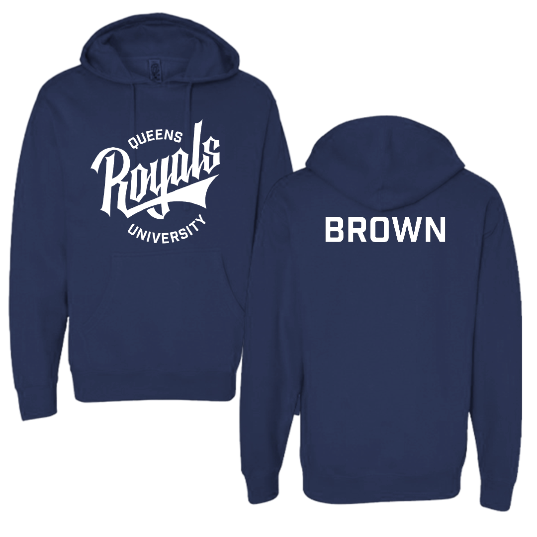 Queens University of Charlotte TF and XC Navy University Hoodie - Jada Brown