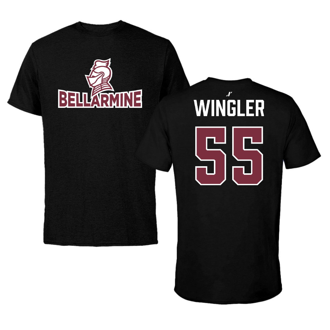 Bellarmine University Basketball (W) Black Performance Tee - #55 Kendall Wingler