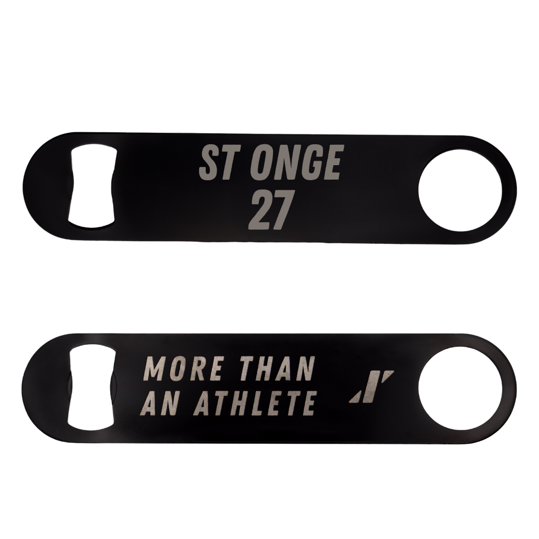 Robert Morris University Ice Hockey Black Bottle Opener - #27 Rylee St Onge