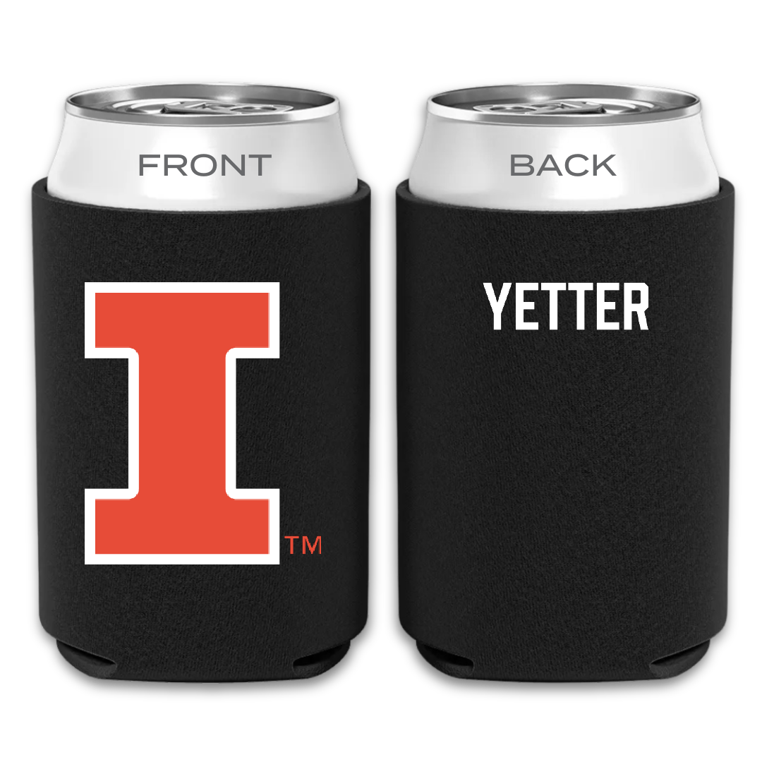 University of Illinois Swimming & Diving Black Can Cooler - Molly Yetter