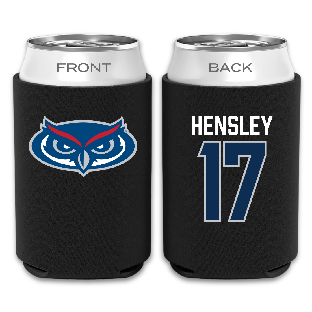 Florida Atlantic University Volleyball Black Can Cooler - #17 Victoria Hensley
