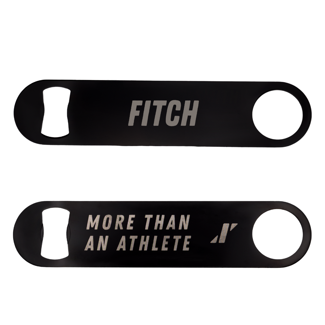 Dallas Baptist University TF and XC Black Bottle Opener - Micah Fitch