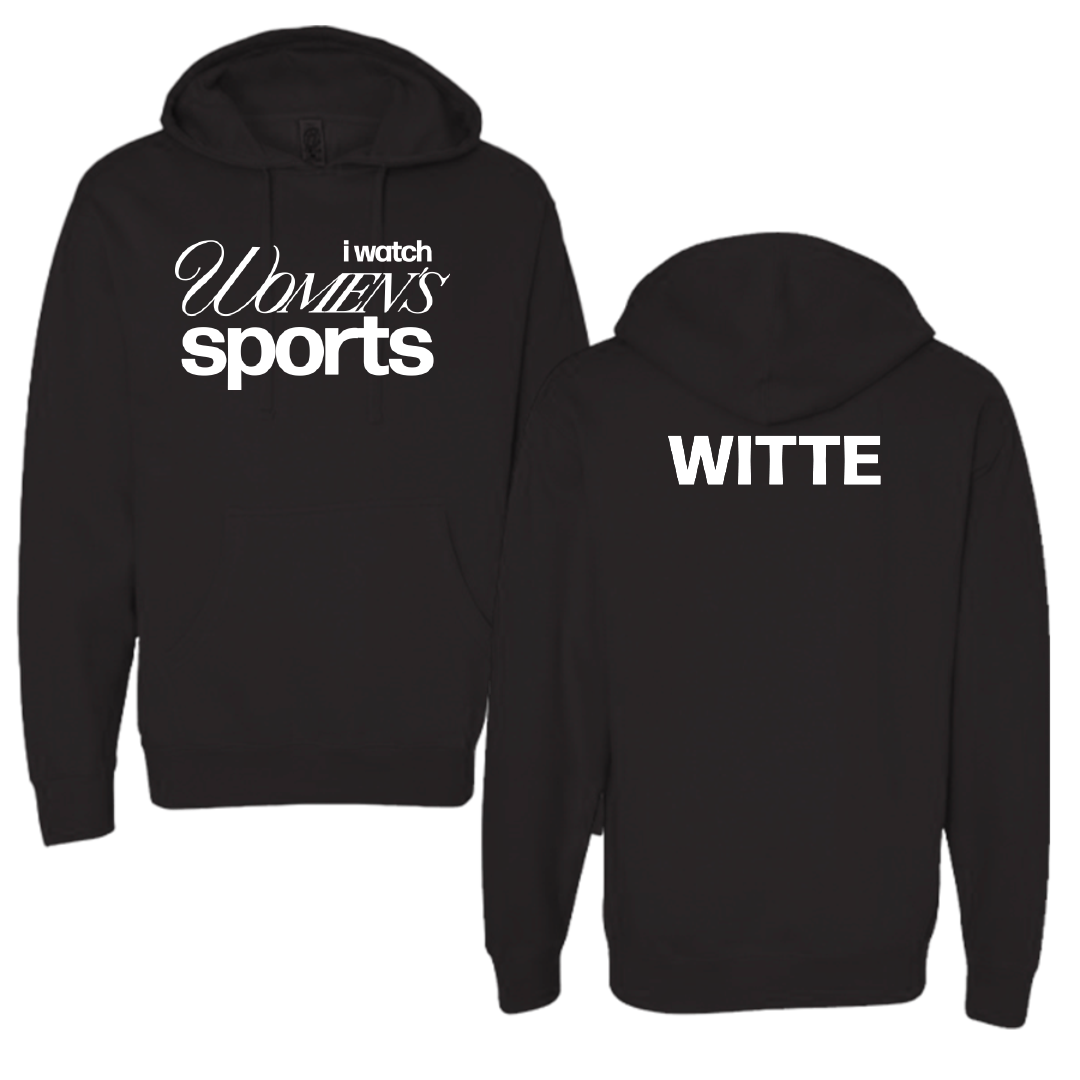Utah State University Gymnastics Black WHM Hoodie - Mya Witte