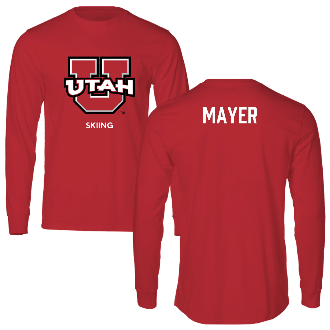 University of Utah Skiing Red Utes Performance Long Sleeve - Celine Mayer