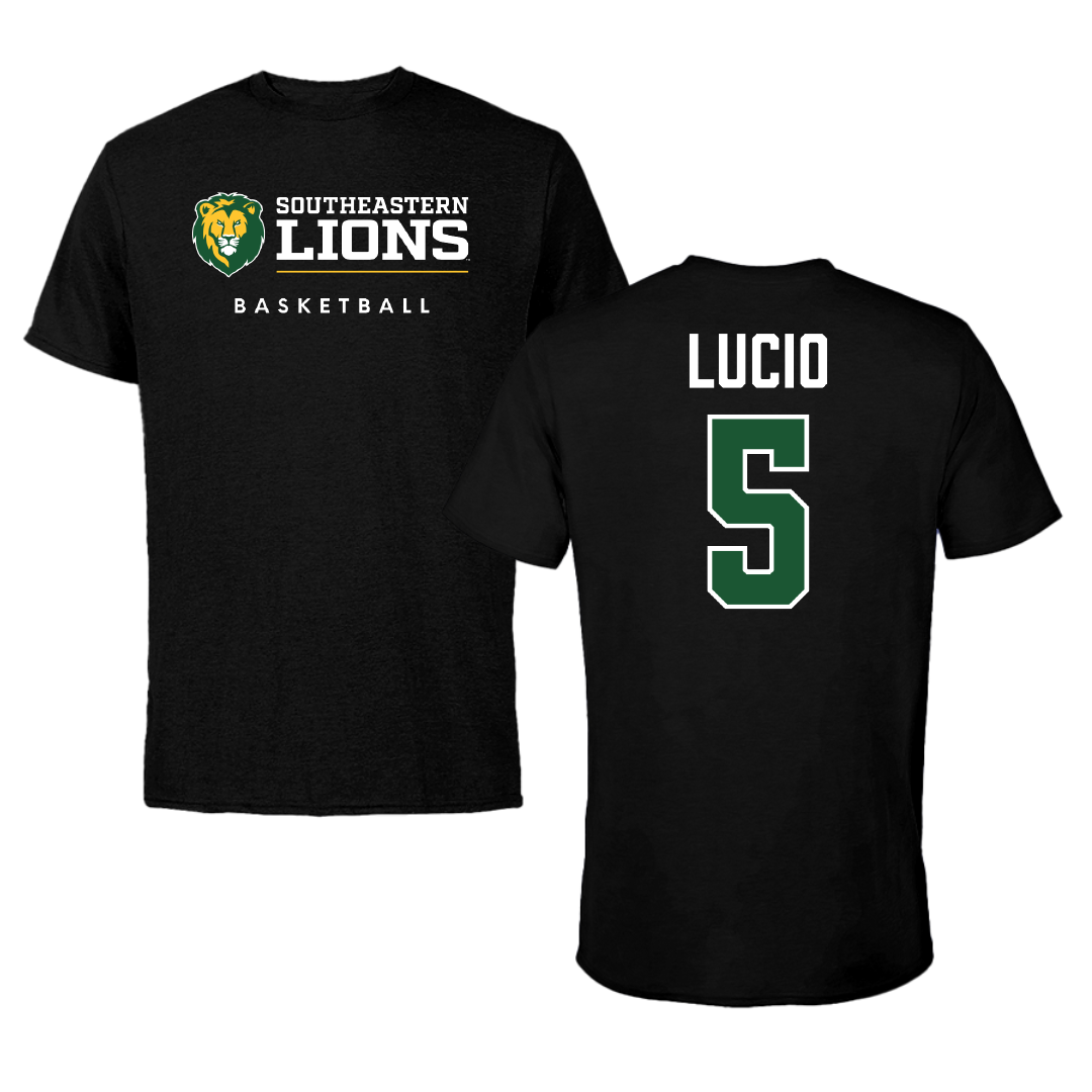 Southeastern Louisiana University Basketball (W) Black Performance Tee - #5 Emma Lucio