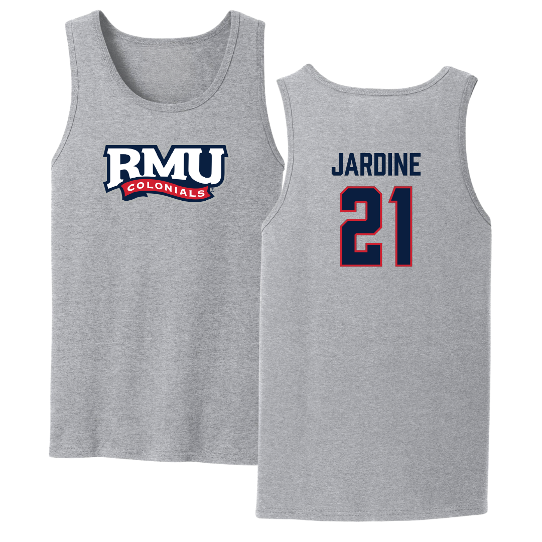 Robert Morris University Softball Sport Gray Tank Top - #21 Makayla Jardine
