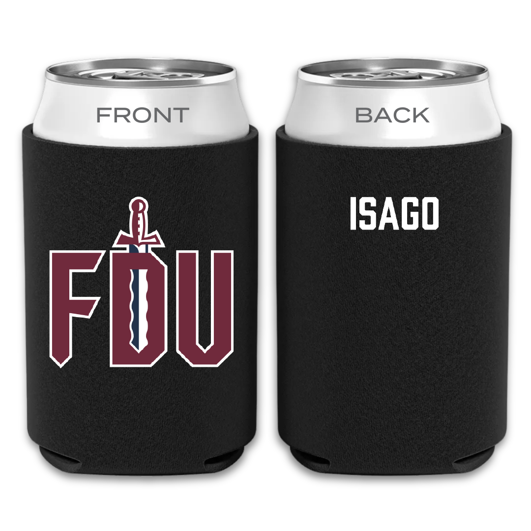 Fairleigh Dickinson University-Metropolitan Campus Tennis Black Can Cooler - Namie Isago
